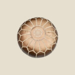 BROWN ROUND - OTTOMANS